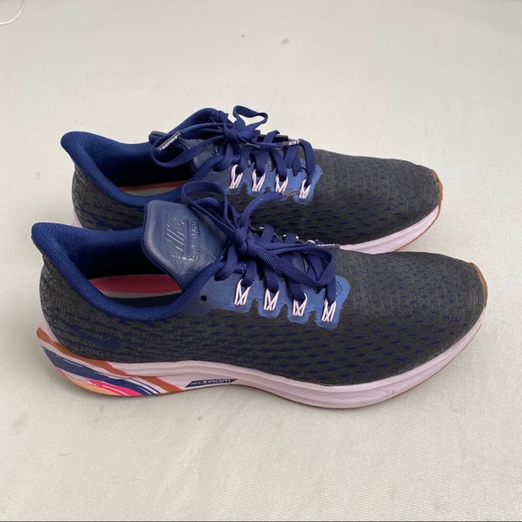 Nike Air Zoom Pegasus 35 Premium Blue Void running sneakers - Picture 2 of 8